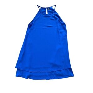 SHEIN Vibrant Blue Sleeveless Midi Dress